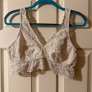 Aerie Lace Bralette in Soft Muslin